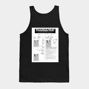 How To Hook Up Your Entertainment System (retro console) Tank Top